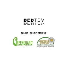 BERTEX - Roller Duo Traslúcido Café Zebra 80x170 cm Persiana alto ajustable