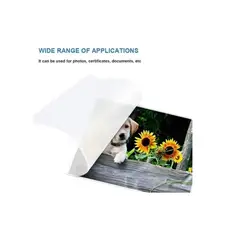 GENERICO - 100 Micas Pro Láminas Doble Termolaminadora Plastificadora