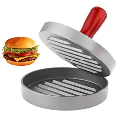 GENERICO - Molde Para Hamburguesas De Aluminio Alta Calidad