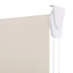 BERTEX - Cortina Roller Blackout 115cm ancho x 240cm alto Persiana Beige
