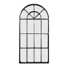 GENERICO - Espejo Arco Ventana Negro 120 x 60 cm WH Deco