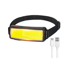 ESHOPANGIE - Linterna Frontal Led Cob Recargable Usb Superbrillante