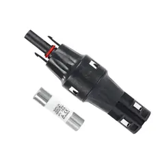 SOLIOT - Portafusible MC4 Solar Con Fusible 15A
