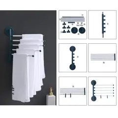 GENERICO - Organizador De Toallas De Baño Movible