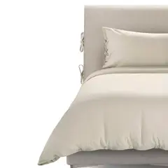 ROSEN - Funda Plumón Lino-Algodón Pure Liso 1 Plaza Arena