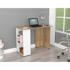 INVAL - Escritorio 75cmx100cmx50cm Amaretto Blanco