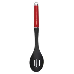 KITCHENAID - CUCHARA RANURADA NYLON MANGO ROJO