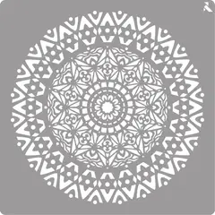 LA PAJARITA - Stencil Paredes Mandala 40 x 40