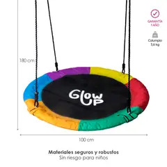 GLOWUP - Columpio Ovalado Multicolor