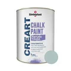 SINTEPLAST - Pintura Tizada para Melamina Celeste Envejecido 1 LT