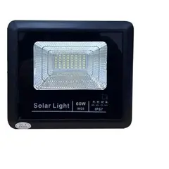 GENERICO - Luminaria Foco Solar 60w Panel Separado Control Remoto