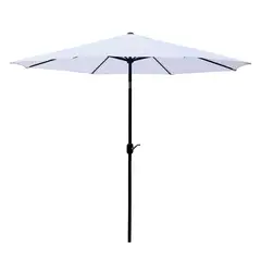 SOMBRATEC - Quitasol blanco 2,7 metros diámetro