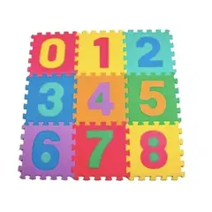 GENERICO - Alfombra Goma Eva Set 10 Cuadros De 30x30 Bebes Y Niños