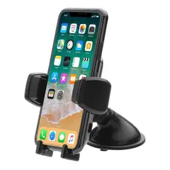 SPARCO - Porta Celular Auto Ventosa Pinza 360° SPE197 Ajustable