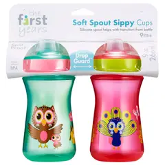 THE FIRST YEARS - VASOS ANTIDERRAME CHUPETE SILICONA