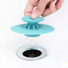 GENERICO - Tapón Cocina Baño Silicona De Drenaje Atrapa Cabellos- Pelos
