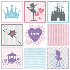 MONNO - 9 AZULEJO DECORATIVO DE VINIL AUTOADHESIVO PRINCESS