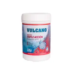 VULCANO - Cloro En Tabletas Triple Acción Para Piscinas 1 Kg