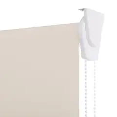 BERTEX - Cortina Roller Blackout Beige 140x170 cm Persiana de altura ajustable