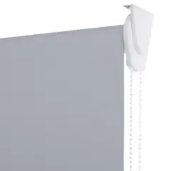 BERTEX - Cortina Roller Blackout 100cm ancho x 170cm alto Persiana Gris