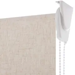 BERTEX - Cortina Roller Blackout Lino 100x240 cm Persiana de altura ajustable