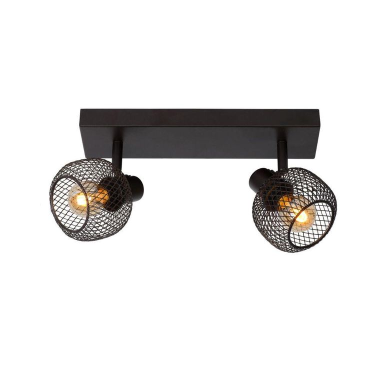 BARRA DIRECCIONAL MAREN NEGRO 2xE14 - Negro
