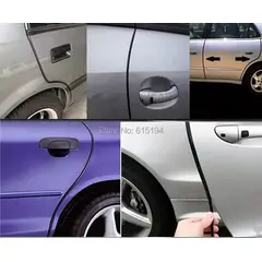 GENERICO - Moldura De Auto Protectora Puertas Y Capot 15m NEGRO