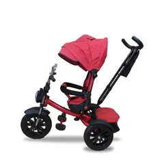 ABMTOYS - Triciclo Coche 360 Reclinable Neumáticos Inflables
