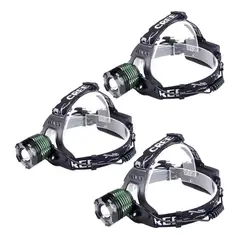 GENERICO - Pack X3 Linterna Cabeza Led Linternas De Caza Camping 503