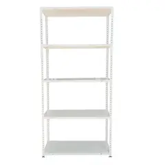 METALBREIN - Repisa Estante Metálico 170x80x30cm - Color Blanco -