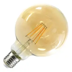 GENERICO - Ampolletas Vintage Ampolleta Led E27 Filamento Globo 6w G80