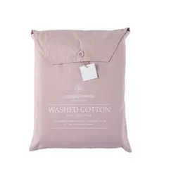 COMPLEMENTA HOMEDESIGN - Cubreplumón Algodón Ava - Rosa Palo / 2 PL