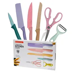 UNIVERSAL - SET DE CUCHILLERIA 6 PIEZAS MULTICOLOR