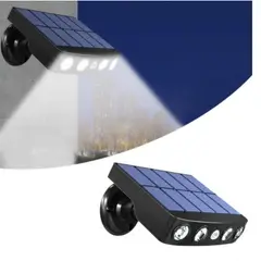 AIZO - Foco Led Camara De Seguridad Solar con sensor de movimiento