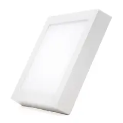 AVC Y VELL MAX - Panel LED Sobrepuesto Cuadrado 12W Cálido