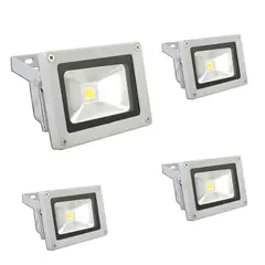 GREEN E - Foco Exterior Led 30W Pack de 4 Unidades. Luz Fría.