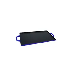 BRIVA - PLANCHA REVERSIBLE HIERRO AZUL 50x23.5x1.6 cm