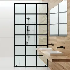 DELL ORTO - Shower Door vidrio templado con Impresión Digital 90x190 cm - Varese