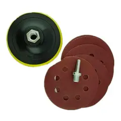 GENERICO - Kit Accesorios Para Pulir 180mm 7 Pulgadas Con Adaptador Tmk