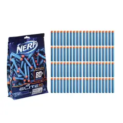 NERF - Super Pack 80 Dardos Modelo Elite 2.0 Hasbro