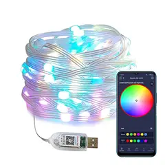 GENERICO - Guirnalda Led Smart RGB Bluetooth 10mts.