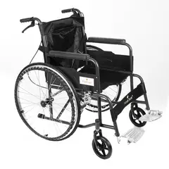 FIRST CARE - SILLA DE RUEDAS STANDARD PLEGABLE NEGRO