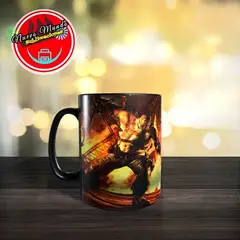 GENERICO - Taza Mágica De Resident Evil 6 - León Y Jake Vs Ustanak