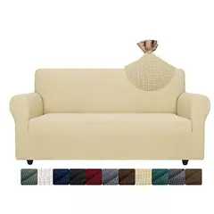 GENERICO - Funda Cubre Sillon de 2 CUERPOS / tela TEXTURIZADA CUADRILLE