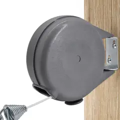 AIZO - Cuerda Secar 12m Extensible ABSPVC Antideslizante Gris