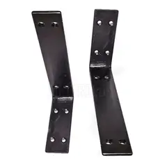 GENERICO - Escuadra industrial para repisa tipo L ancha 15 cm(2 Unidades).