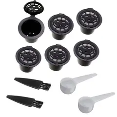 KUANGYE - 6 Capsulas Reutilizables Para Nespresso Cafetera