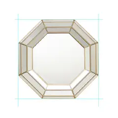 VGO - Espejo Plastico Relieve 45 Cm. Ep9002 Unc