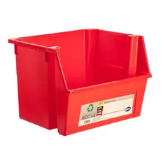 WENCO - Contenedor Reciclaje 35 Litros Rojo