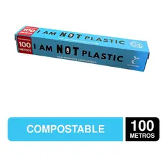 GENERICO - Film Adherente Para Cocina Compostable (100 Metros)